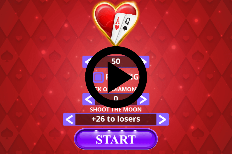 Hearts Online - Online Game - Play for Free